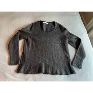Woolrich women’s XL sweater gray wool cashmere blend soft cozy winter fall top